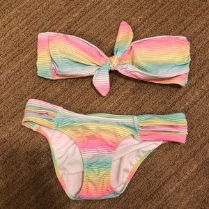 Vs multicolored bandeau SET